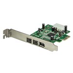 StarTech.com PEX1394B3 – PCIe FireWire 800 Interface Card, 3-Port