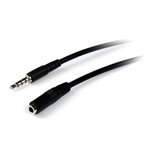 StarTech.com 2m 3.5mm Audio Cable – 2 Metre, Male to Male, Black