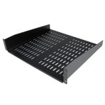 StarTech.com CABSHELFV – Rack Shelf, Steel, 1U, Black