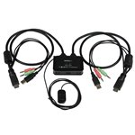 StarTech.com SV211HDUA – KVM Switch, 2-Port USB, HDMI, UHD Support