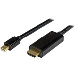StarTech.com MDP2HDMM1MB – Video Cable Adapter, Mini DisplayPort to HDMI, 1m