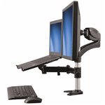 StarTech.com ARMUNONB – Monitor Mount, Adjustable Arm, Single Pack