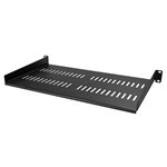 StarTech.com CABSHELFV1U – Rack Shelf, 1U, Steel, Black