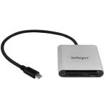 StarTech.com FCREADU3C – USB-C Card Reader, Multi-Format, Compact Design