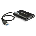 StarTech.com USB32DP24K60 – USB graphics adapter, 2x DisplayPort, 4K 60Hz
