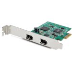 StarTech.com PEX1394A2V2 – PCIe FireWire 1394a Interface Card, 2-Port