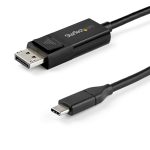 StarTech.com CDP2DP141MBD – Video Cable Adapter, USB-C to DisplayPort, 1.4, 1m