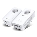 TP-Link TL-WPA8631P – PowerLine Adapter, 1200Mbps, 2-Pack, Passthrough Socket