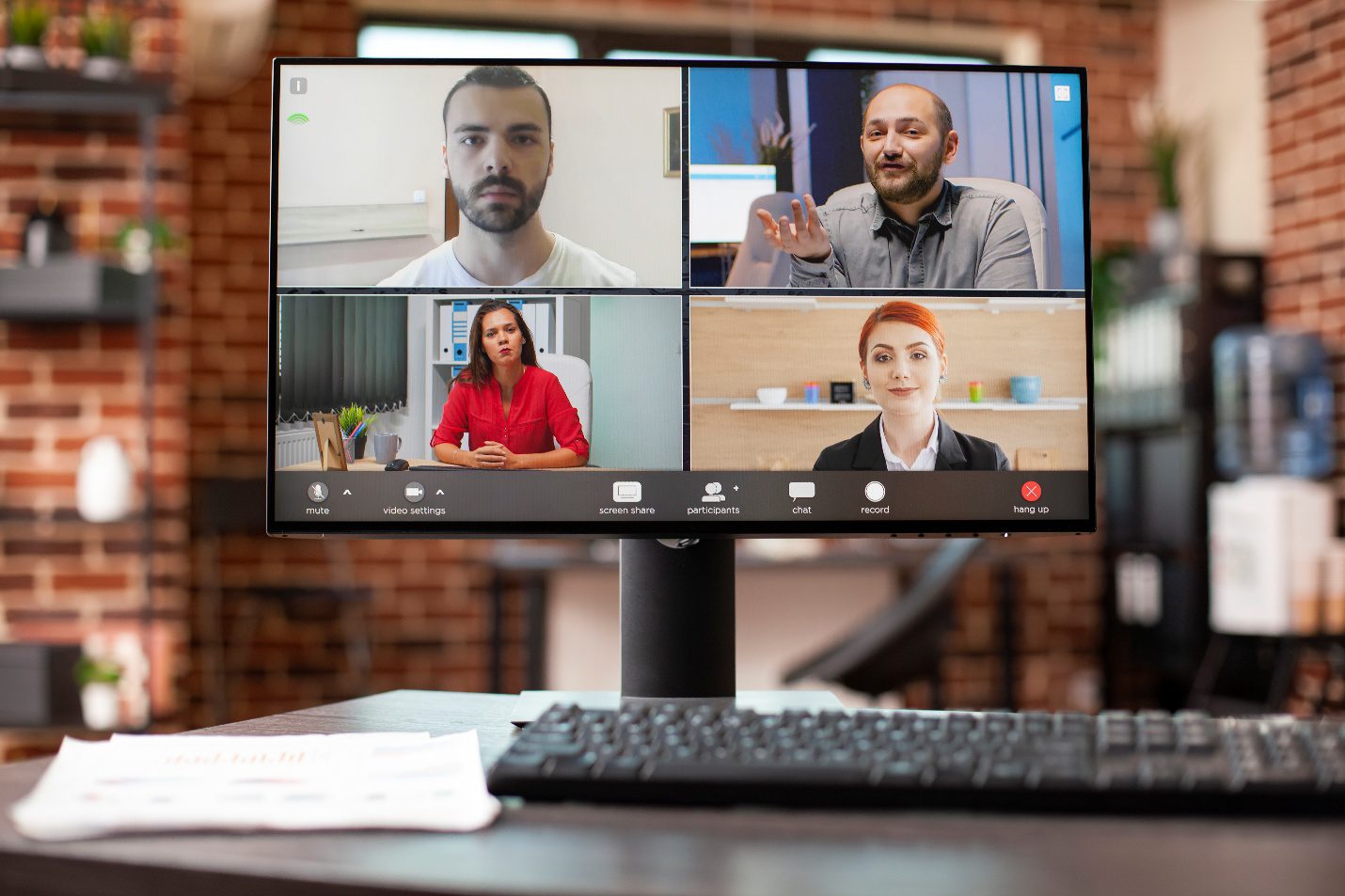 wireless video conferencing system