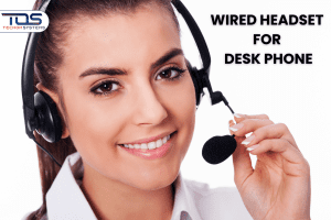 Wired Headset For Desk Phone